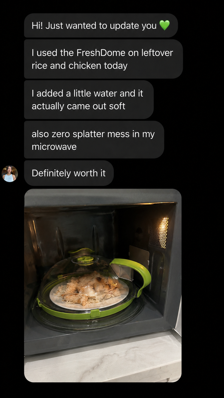 Office WFH lunch reheat — fresh