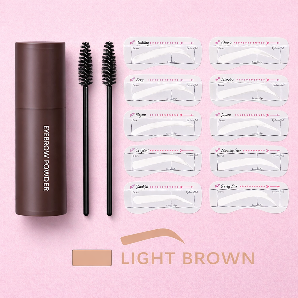 Eyebrow Stamp Kit 3-in-1 Waterproof Brow Perfector