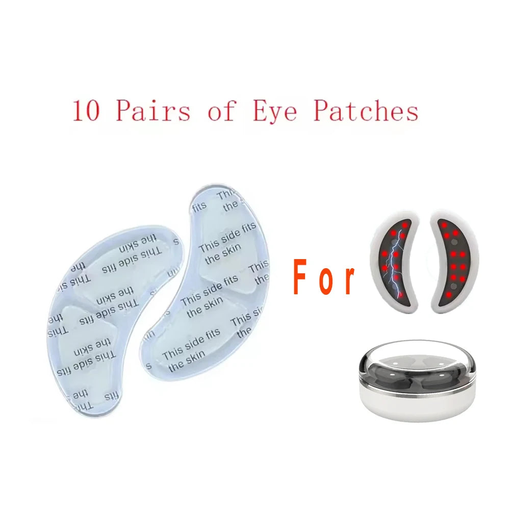 EMS Micro-Current Eye Care Device & Anti-Aging Gel Eye Patches