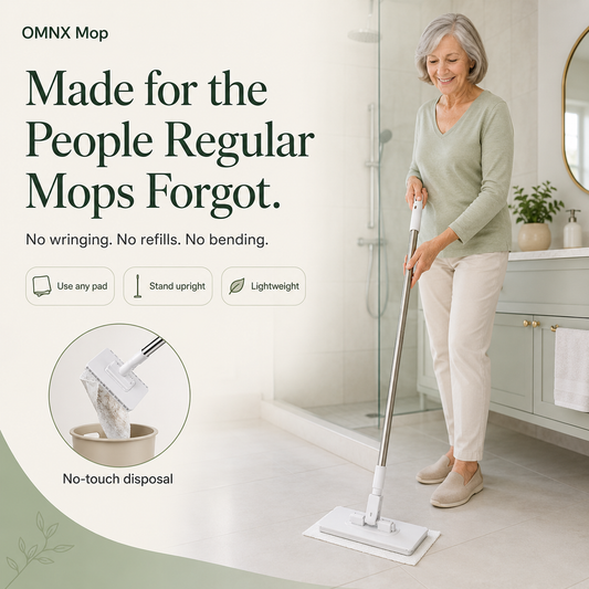 OMNX No-Bend TouchFree Mop