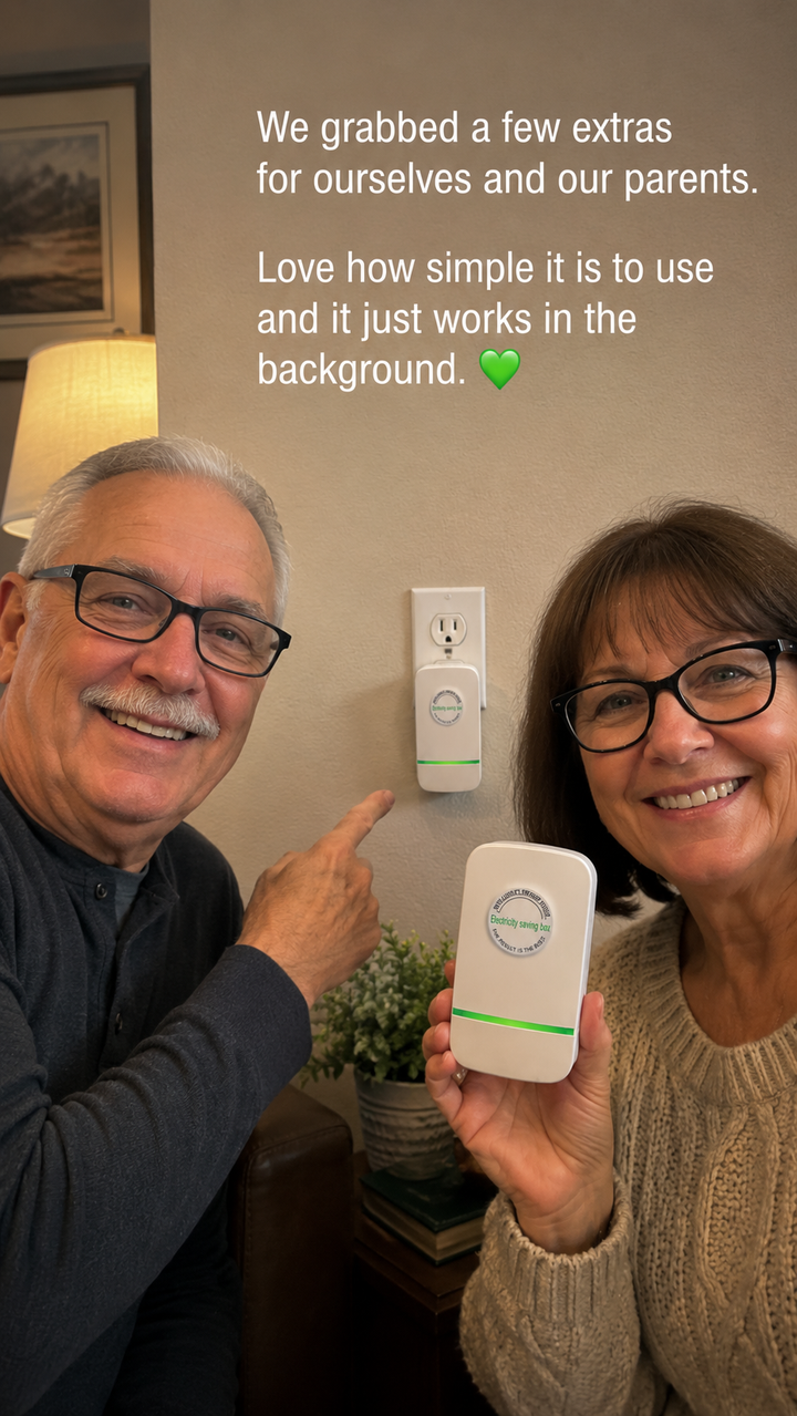 Tall: plugging in KiloSave, LED lights up