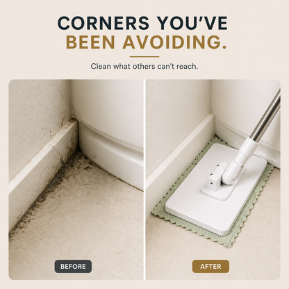 Mop That Clips to Any Towel - Never Touch a Dirty Cloth Again