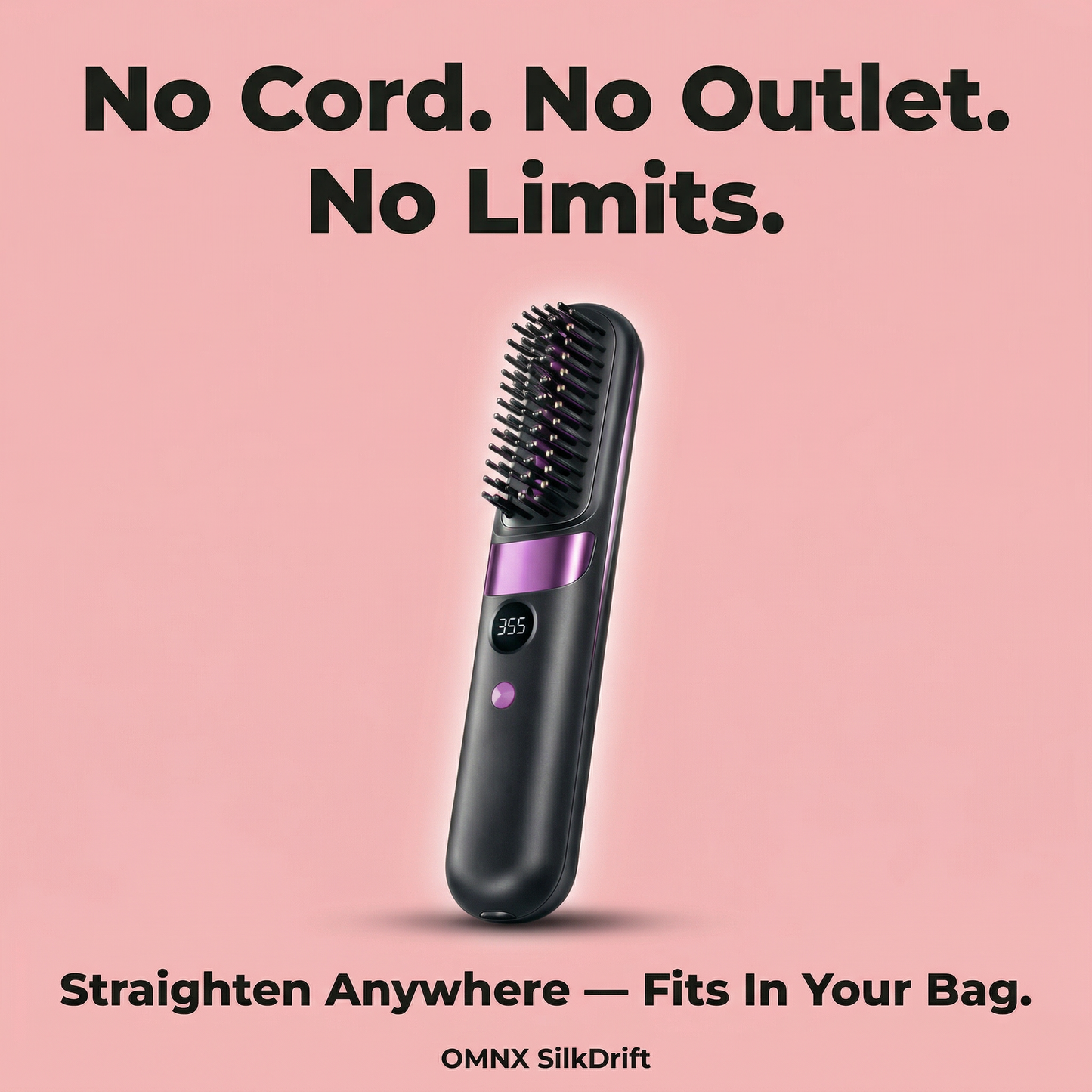 OMNX SilkDrift Ionic Anti-Frizz Cordless Styler