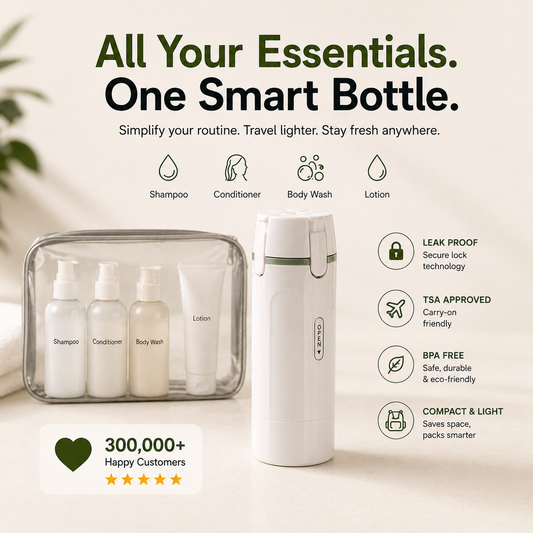OMNX 4-in-1 Leak-Proof Travel Dispenser