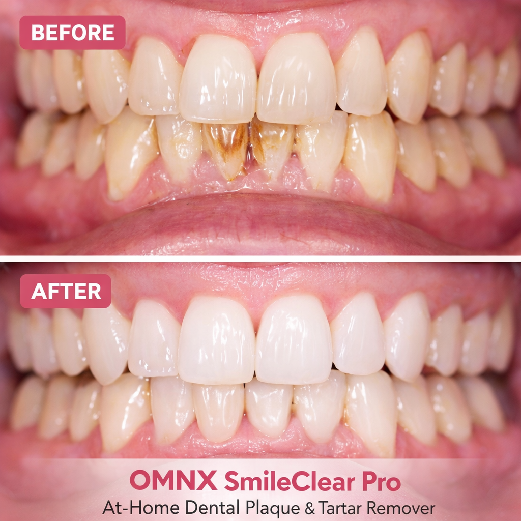 OMNX SmileClear Pro — At-Home Dental Plaque & Tartar Remover