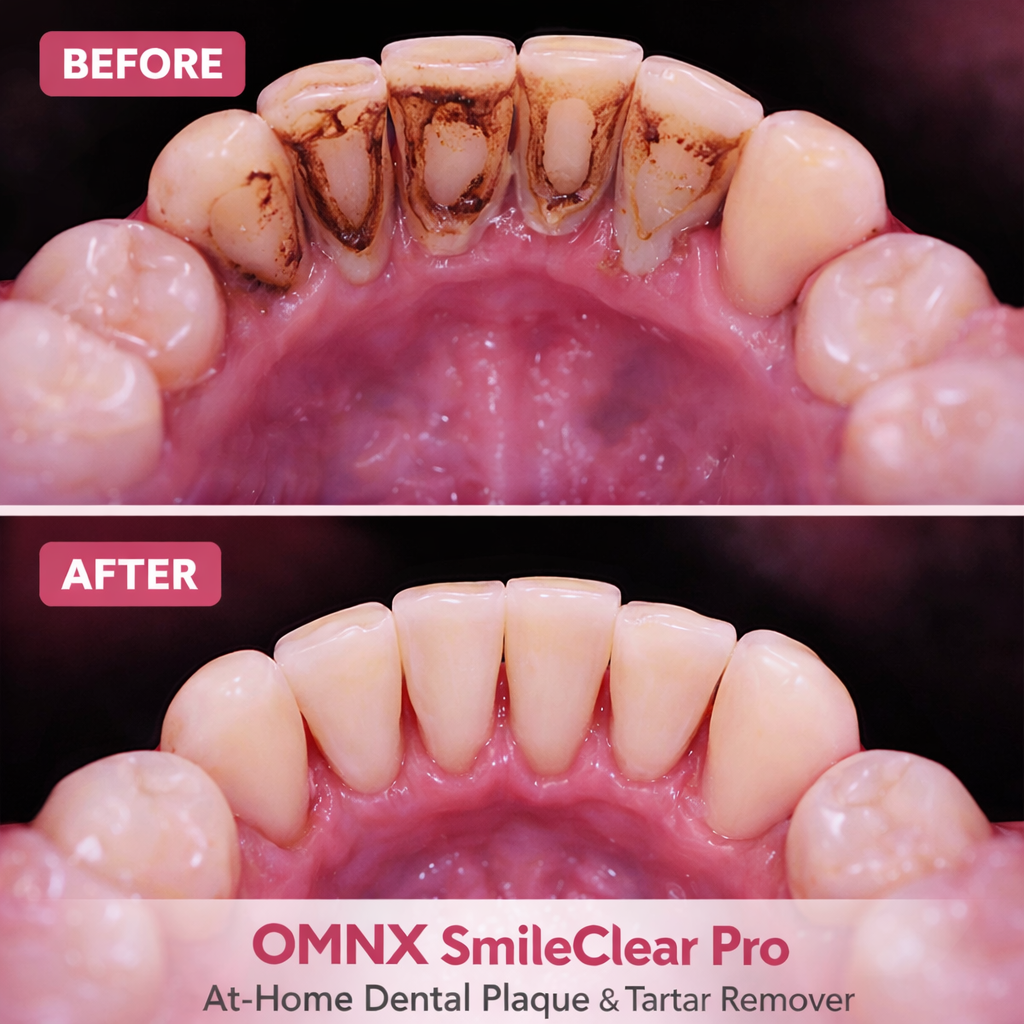 OMNX SmileClear Pro — At-Home Dental Plaque & Tartar Remover