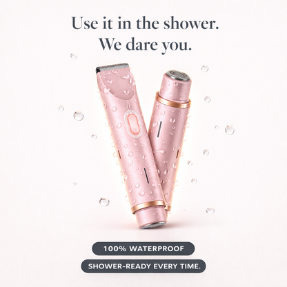 OMNX Silk Duo | 2-in-1 Hair Remover & Shaver — Legs, Underarms, Face & Bikini Line. Smooth for Weeks.