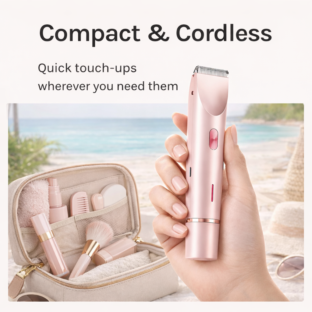 OMNX Silk Duo | 2-in-1 Hair Remover & Shaver — Legs, Underarms, Face & Bikini Line. Smooth for Weeks.