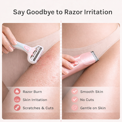 OMNX Silk Duo | 2-in-1 Hair Remover & Shaver — Legs, Underarms, Face & Bikini Line. Smooth for Weeks.