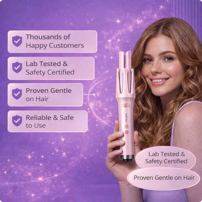 2-in-1 Automatic Rotating Curling Wand