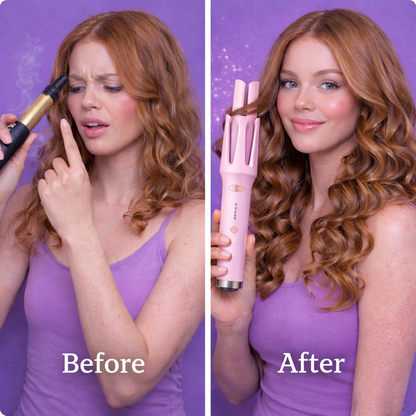 2-in-1 Automatic Rotating Curling Wand