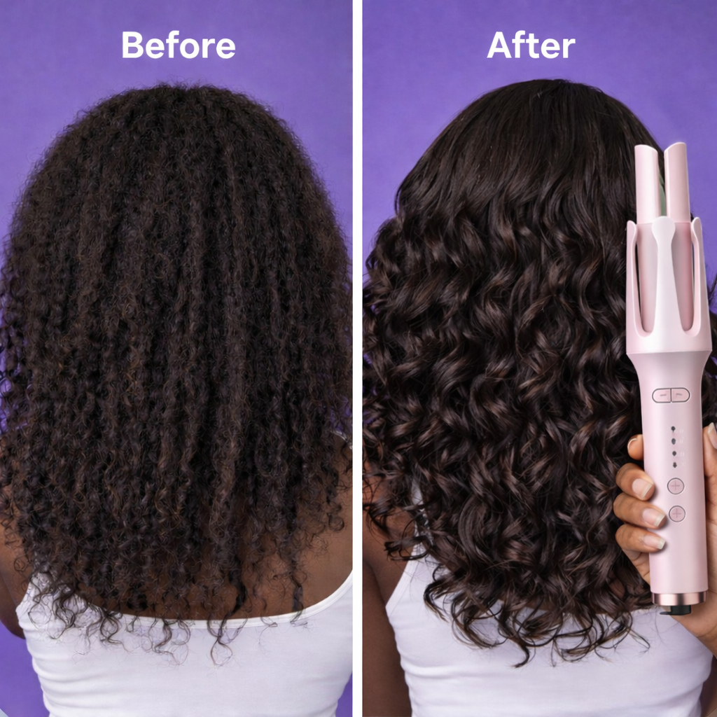 2-in-1 Automatic Rotating Curling Wand