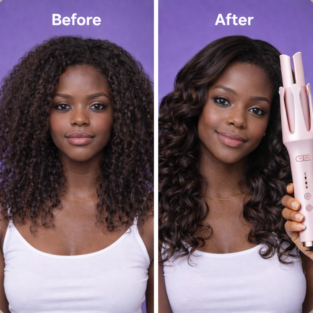 2-in-1 Automatic Rotating Curling Wand