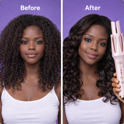 2-in-1 Automatic Rotating Curling Wand