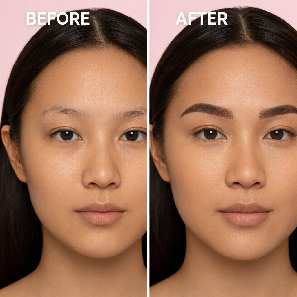 Eyebrow Stamp Kit 3-in-1 Waterproof Brow Perfector