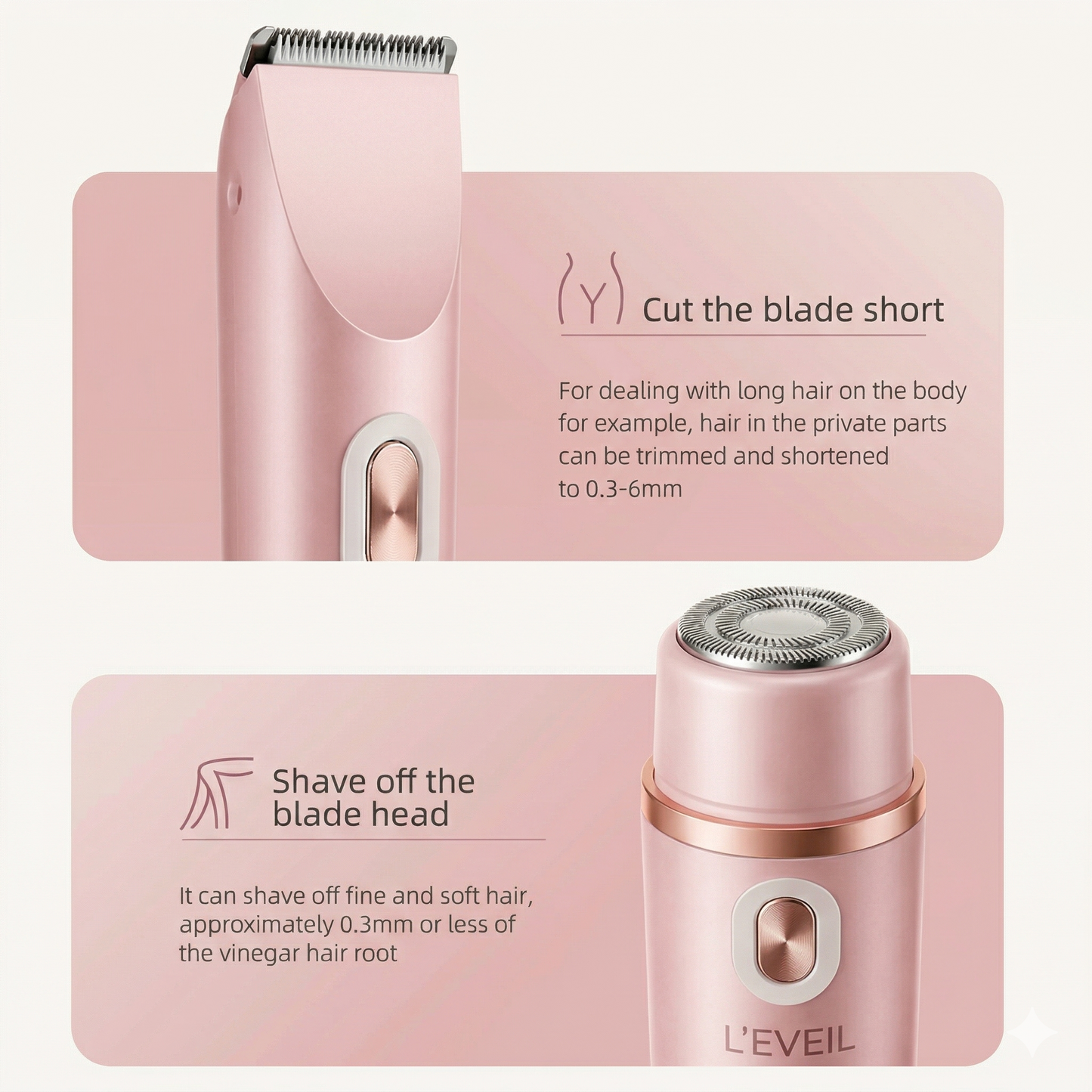OMNX Silk Duo | 2-in-1 Hair Remover & Shaver — Legs, Underarms, Face & Bikini Line. Smooth for Weeks.