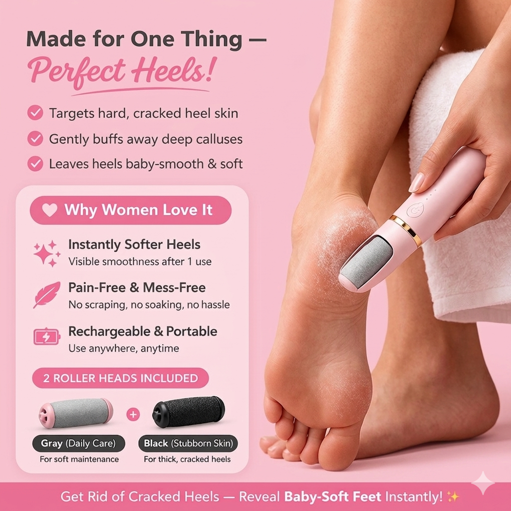 OMNX Silk 3 Pro | Electric Callus Remover — Silky Smooth Feet in Minutes