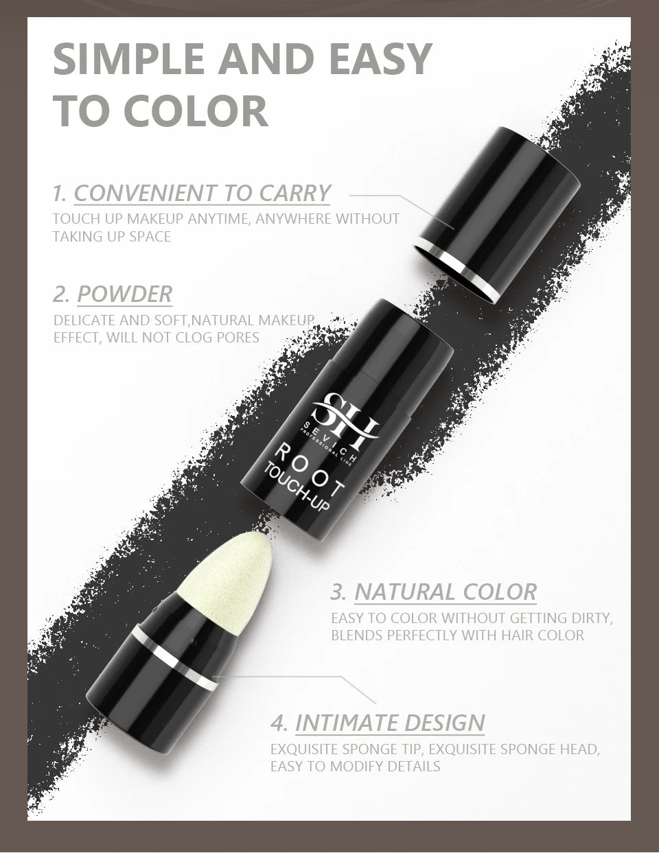 Waterproof Hairline & Root Concealer Pen