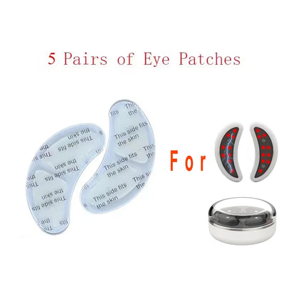 EMS Micro-Current Eye Care Device & Anti-Aging Gel Eye Patches