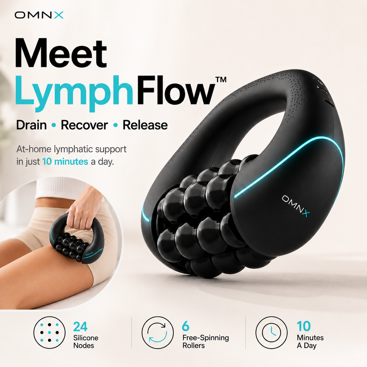 OMNX LymphFlow — drain, recover, release