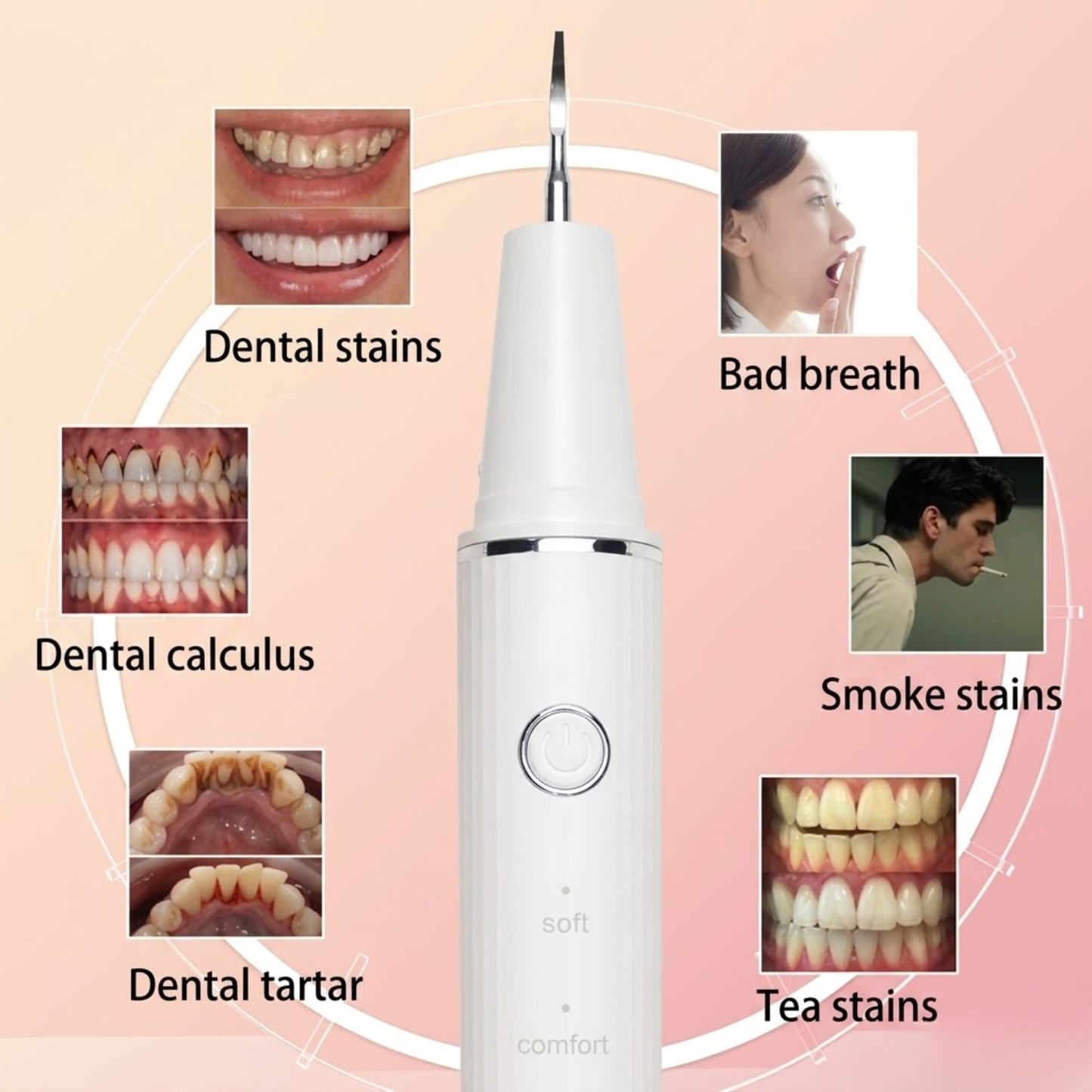 OMNX SmileClear Pro — At-Home Dental Plaque & Tartar Remover