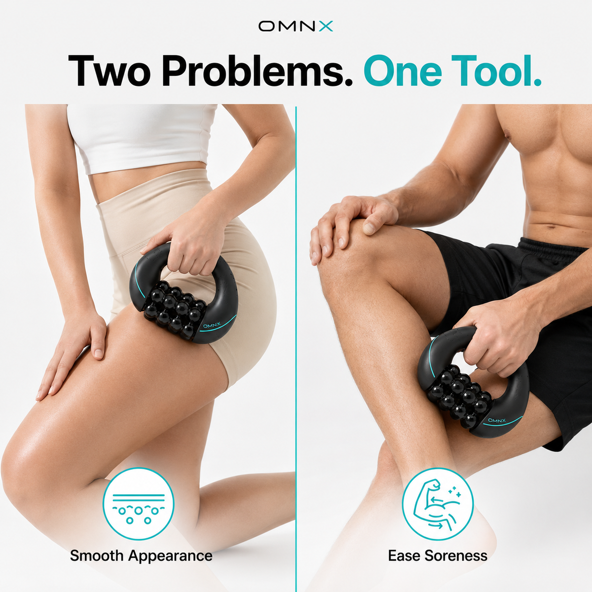 Use case A — post-workout on hamstrings
