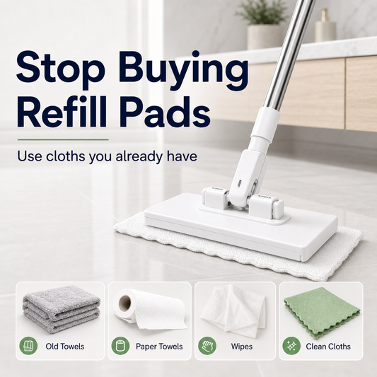 OMNX Any-Cloth Cleaning Mop