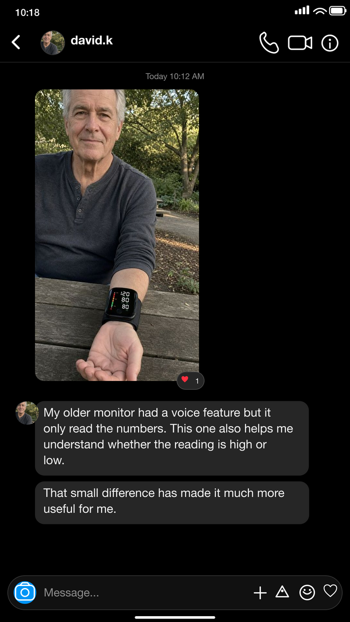 Reading history on screen before a doctor appointment